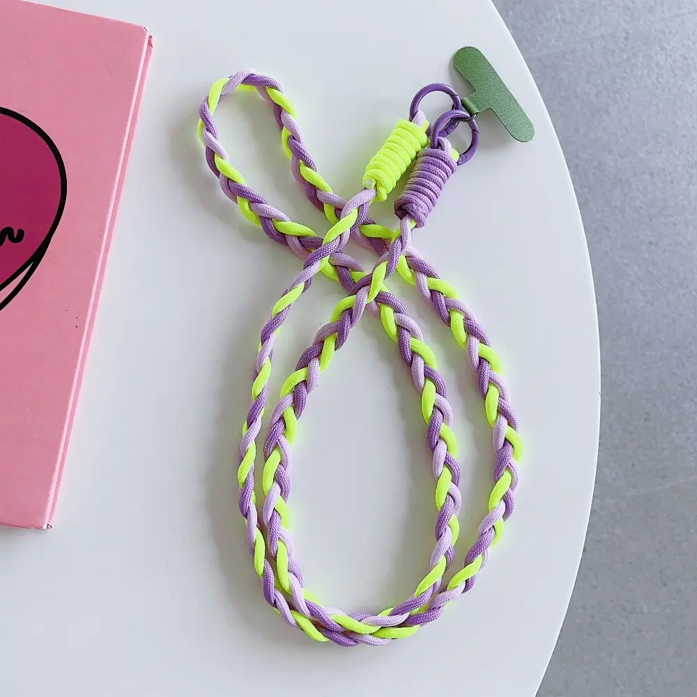 Colorful Mobile Phone Strap Lanyard Neck Rope Mobile Phone Lanyards With Patch for Cell Phone Hanging Cord Strap