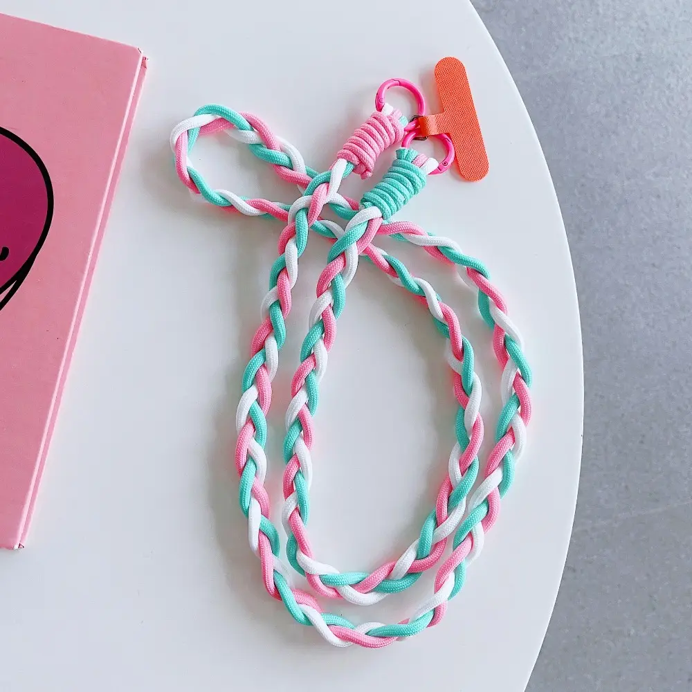 Colorful Mobile Phone Strap Lanyard Neck Rope Mobile Phone Lanyards With Patch for Cell Phone Hanging Cord Strap