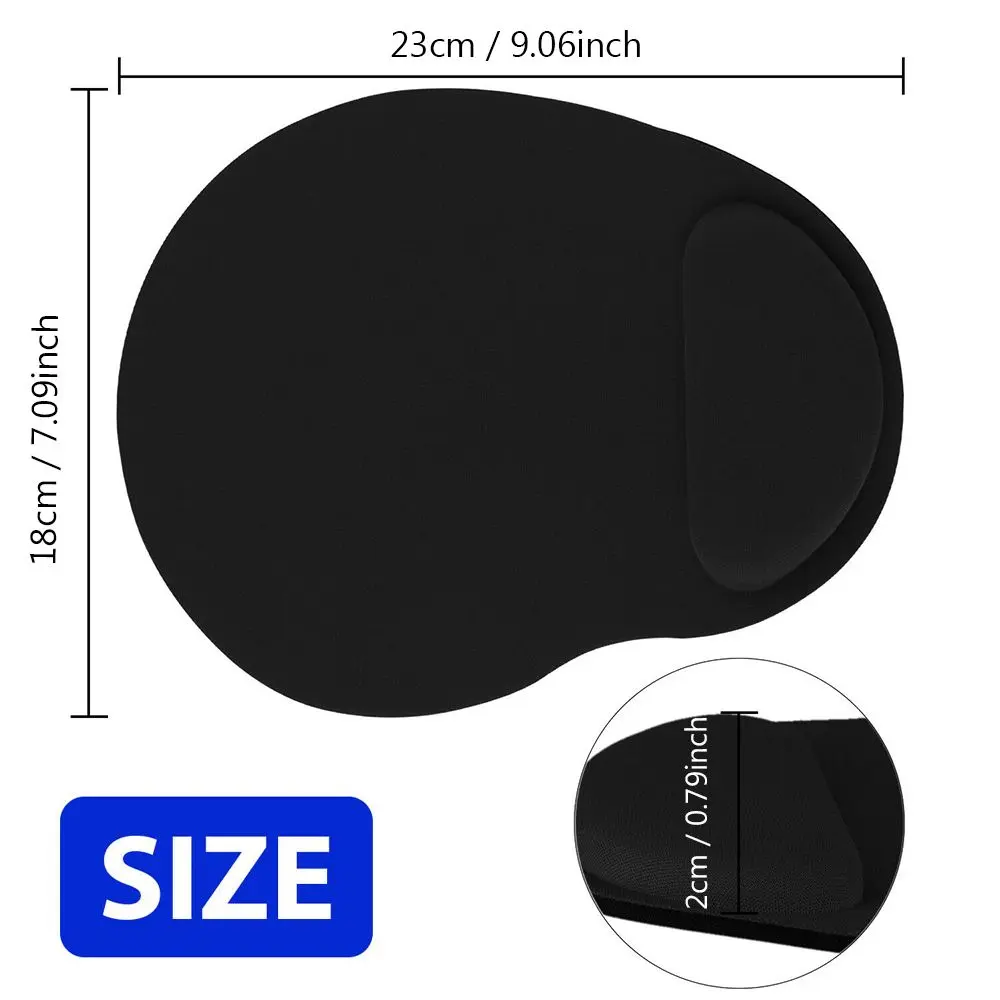 Ergonomic Wrist Rest Mouse Pad For PC Laptop Computer Comfortable Wrist Support Non Slip Mice Mat Soft Mousepad