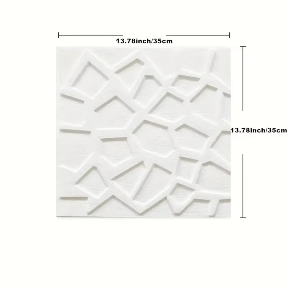 35*35cm Waterproof Wall Stickers 3D Foam Ceiling Background Wallpaper Peel and Stick Anti-collision Bed Room Decor