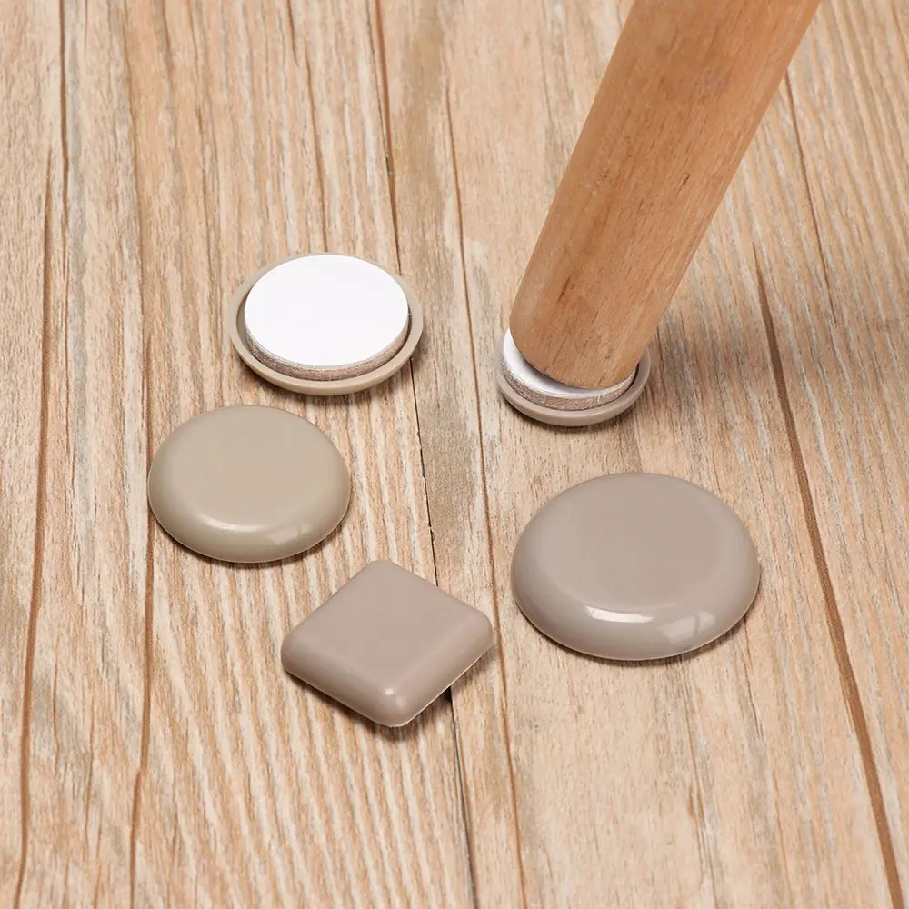 4pcs Floor Protector Mat Noise Reduce Furniture Sliders Anti Scratch Heavy Duty Furniture Thickened Moving Pad