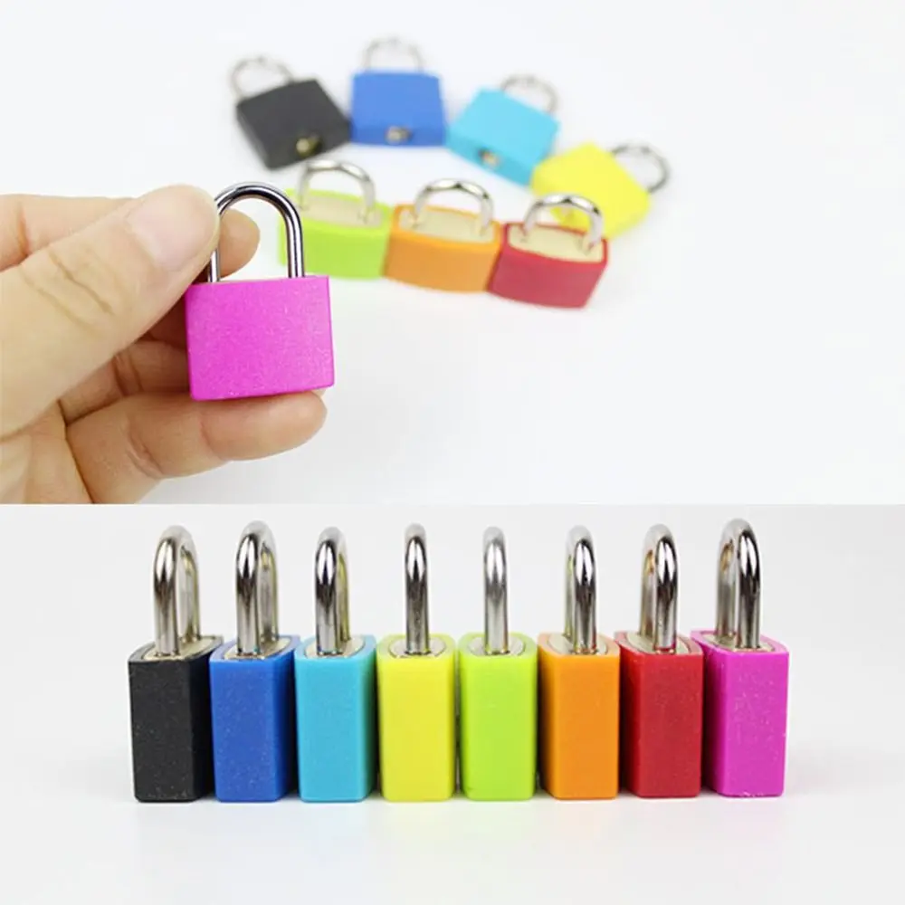 23mm Anti-Theft Security Padlocks with 2 Keys Luggage Small Mini Strong Steel Padlock Travel Suitcase Diary Lock