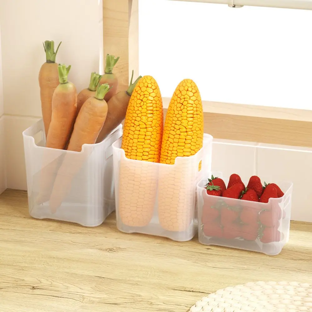 Thicken Stackable Space-saving Food Storage Box Refrigerator Storage Box Large Capacity Multifunctional Fridge Organizer Rack