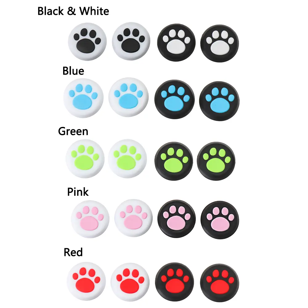 4pcs Protector Cover For Sony PlayStation 5 PS4 3 Slim Pro Controller Caps Silicone Analog Thumb Sticks Grips for XBox One X S
