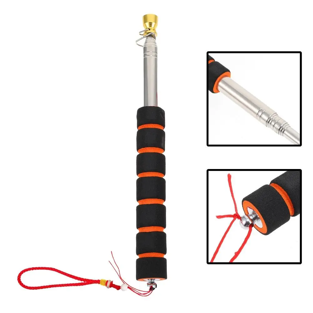 Tour Banner Flagstaff Teaching Stick Upgrade Bold Flexible Handle Flagpole Telescopic Teacher Pointer Hand Flagpole 1.6/2/2.5/3M