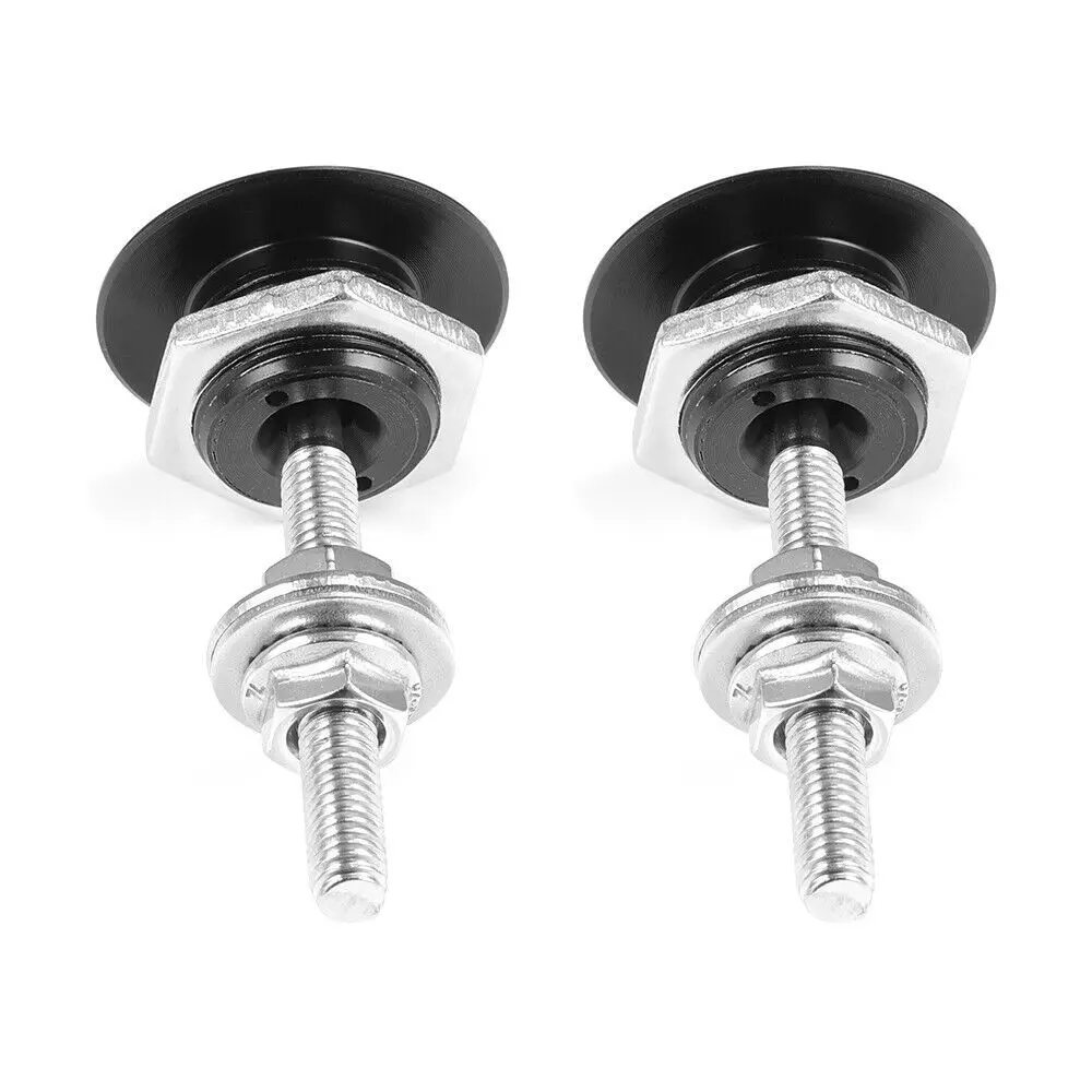 1pc Aluminum Push Button Billet Quick Release Racing Car Front Bumper Hood Pin Engine Bonnet Lock Latch Clip Body Kit
