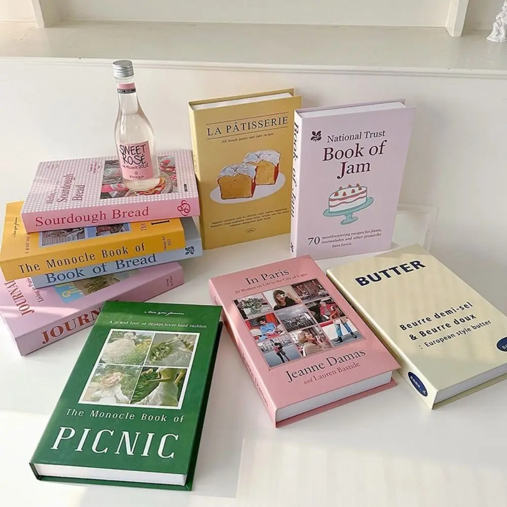Foldable Model Book Photography Prop Book Fake Books Props for Modern Home Decor Living Room Coffee Table Aesthetics Ornaments