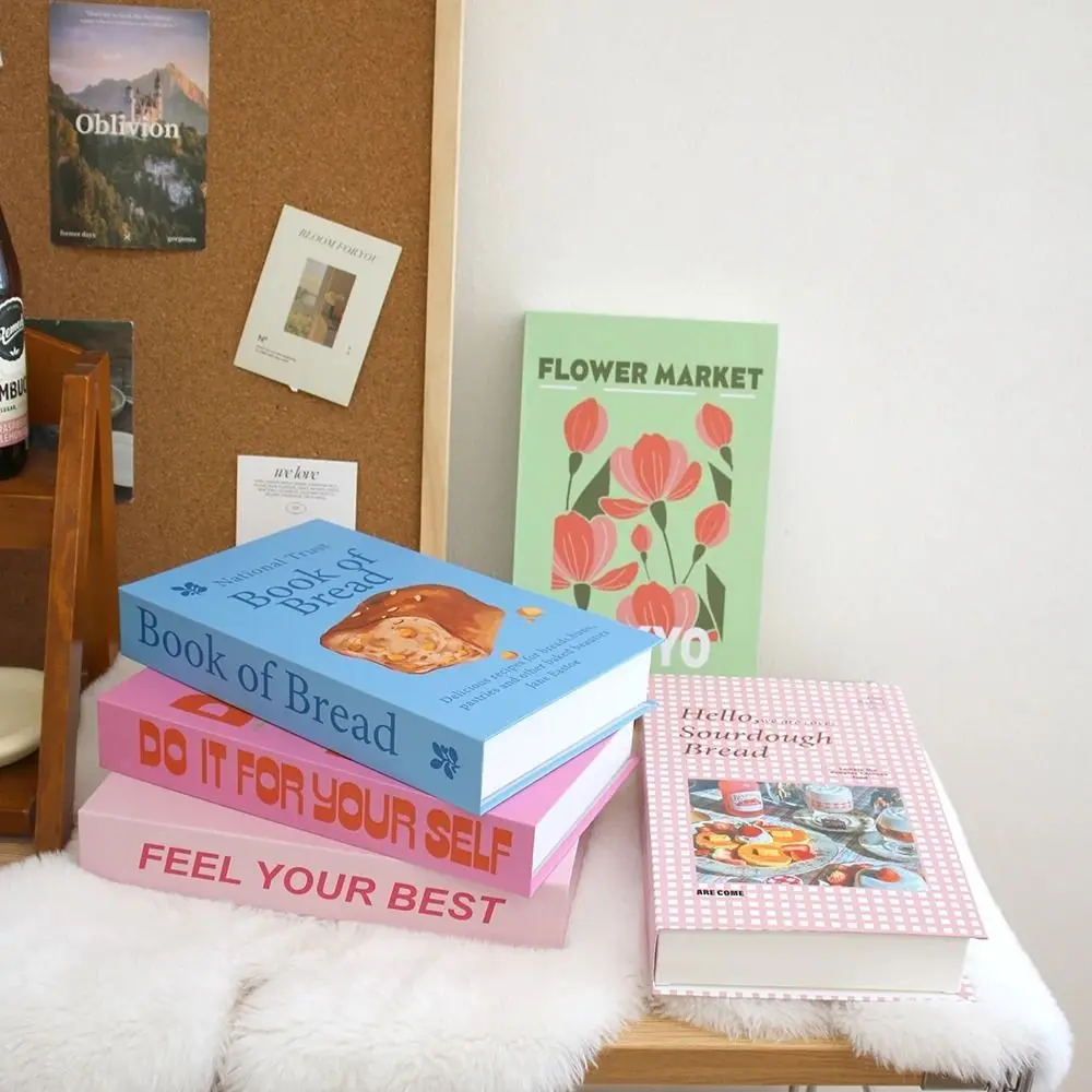 Foldable Model Book Photography Prop Book Fake Books Props for Modern Home Decor Living Room Coffee Table Aesthetics Ornaments
