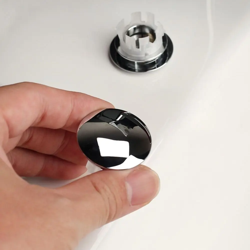 Wash Basin Round double layer Overflow Ring Plug Copper Sink Overflow Cover Trim Ring Hole Cap