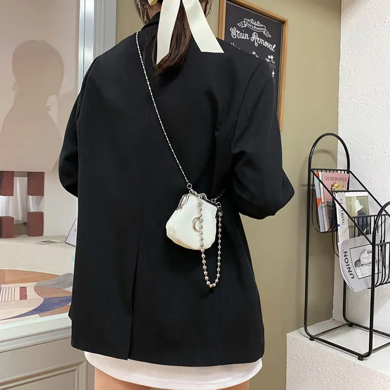 Fashion Chain Women Messenger Bags Girls Female Coin Purse Crossbody Bag Handbags PU Leather Ladies Small Clip Shoulder Bag
