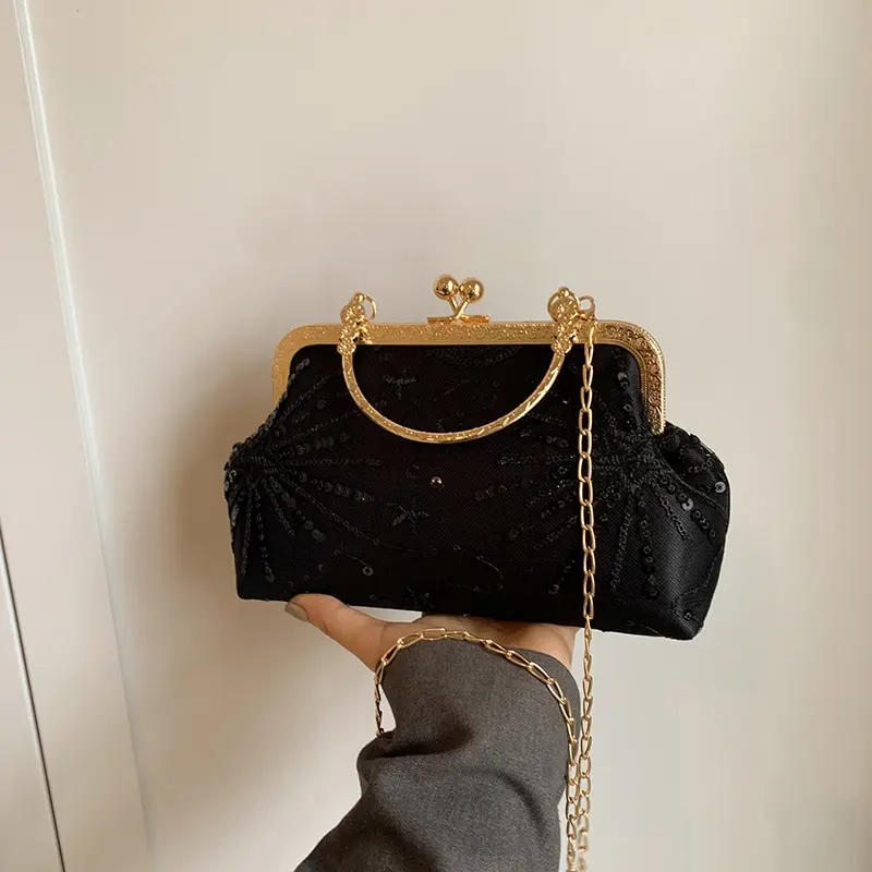 Elegant Evening Top-handle Bag Ladies Small Handbags Fashion Chain Women's Shoulder Crossbody Bag Female Tote Clutch Purse