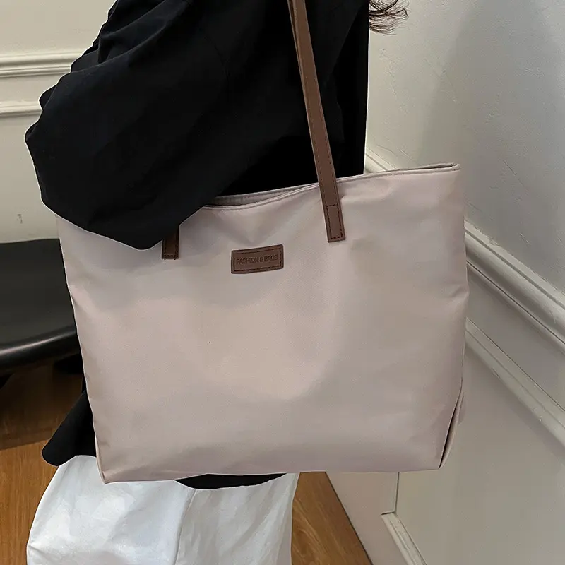 Casual Women's Oxford Cloth Shoulder Bags College Commuter Ladies Waterproof Tote Shopping Bag Large Capacity Female Handbags