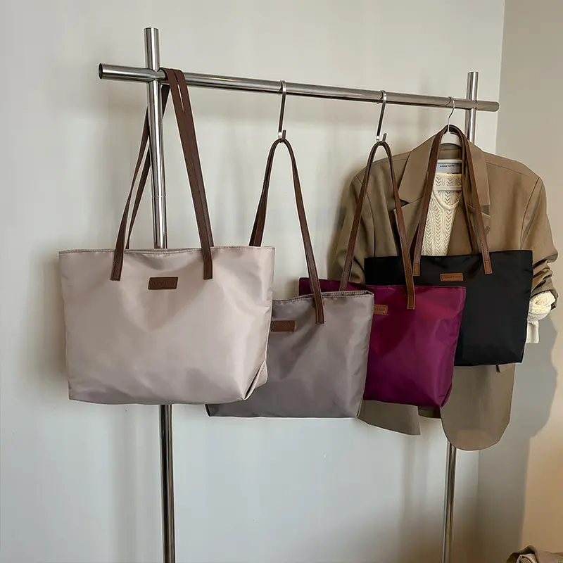 Casual Women's Oxford Cloth Shoulder Bags College Commuter Ladies Waterproof Tote Shopping Bag Large Capacity Female Handbags