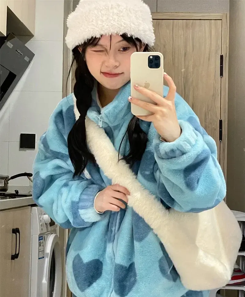 Soft Faux Fur Ladies Messenger Bags Fashion Large Capacity Plush Women's Shoulder Bag Simple Solid Color Female Fluffy Handbags