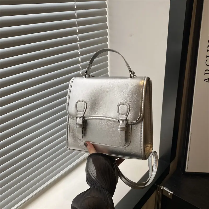 Fashion College Style Women's Backpack Casual Solid Color Ladies Shoulder Bags Soft Pu Leather Simple Female Purse Handbags