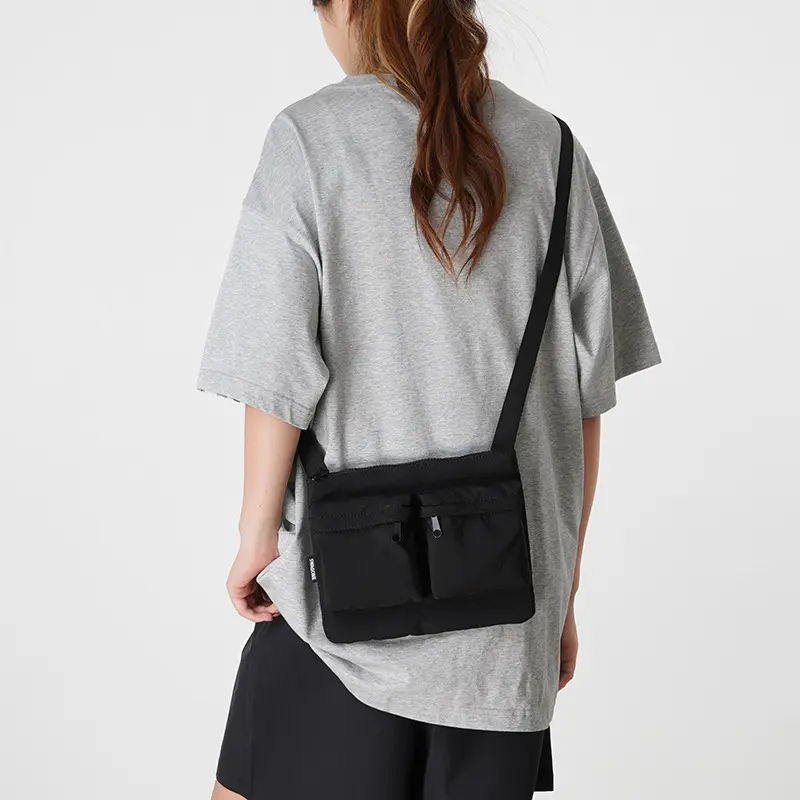 Casual Nylon Women's Pocket Shoulder Bag Lightweight Female Commuter Phone Purse Crossbody Bags Portable Travel Tote Handbags