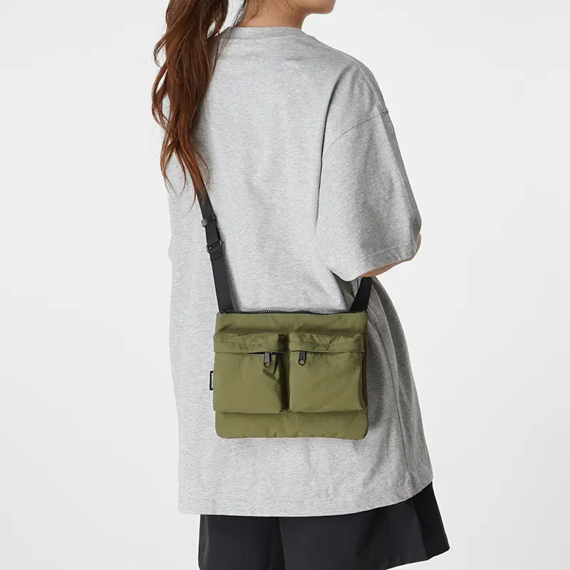 Casual Nylon Women's Pocket Shoulder Bag Lightweight Female Commuter Phone Purse Crossbody Bags Portable Travel Tote Handbags