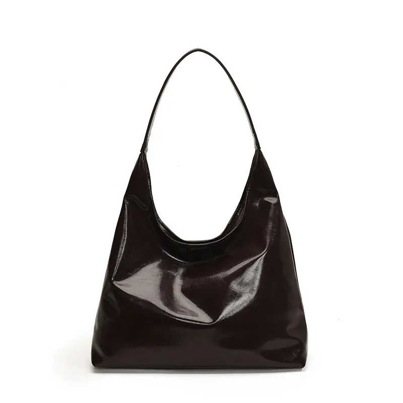Vintage Pu Leather Women's Shoulder Bags Large Capacity Tote Bag Ladies Fashion Commuter Underarm Female Shoppping Handbags