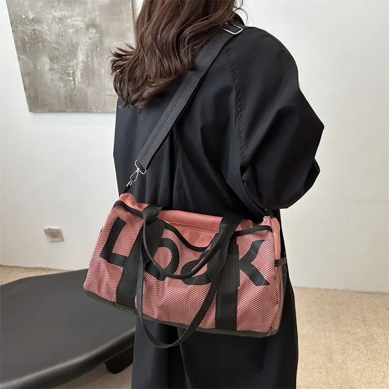 Fashion Travel Crossbody Bags for Women High Capacity Letter Print Ladies Shoulder Bag Fitness Waterproof Female Handbags Tote