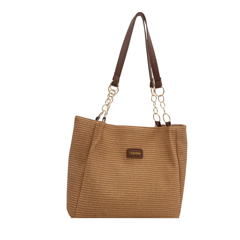 Casual Large Capacity Shoulder Bags for Women Commuter Simple Ladies Underarm Tote Bag Versatile Solid Color Female Handbags