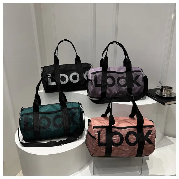 Fashion Travel Crossbody Bags for Women High Capacity Letter Print Ladies Shoulder Bag Fitness Waterproof Female Handbags Tote