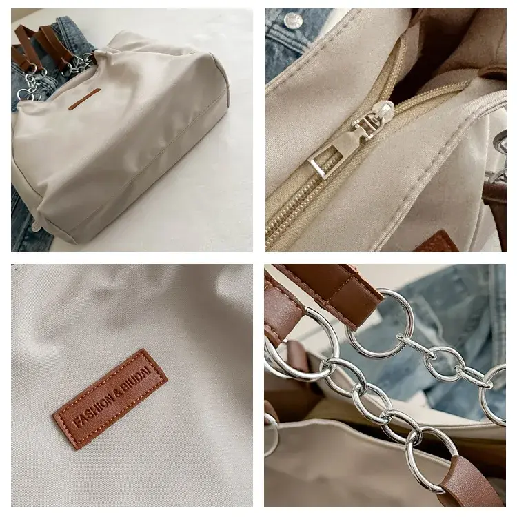 Fashion Women's Large Capacity Tote Bags Soft Pu Leather Ladies Underarm Shoulder Bag Vintage Female Commuting Handbags Purse