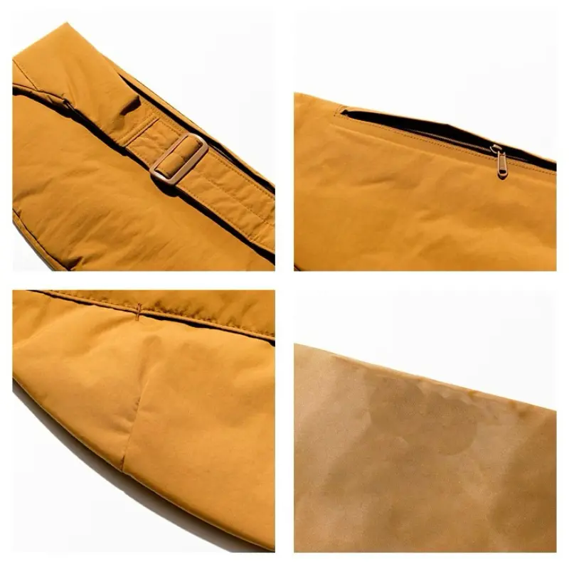 Simple Solid Color Women's Chest Bags Portable Nylon Purse Men Shoulder Crossbody Bag Travel Phone Pouch College Girls Handbags