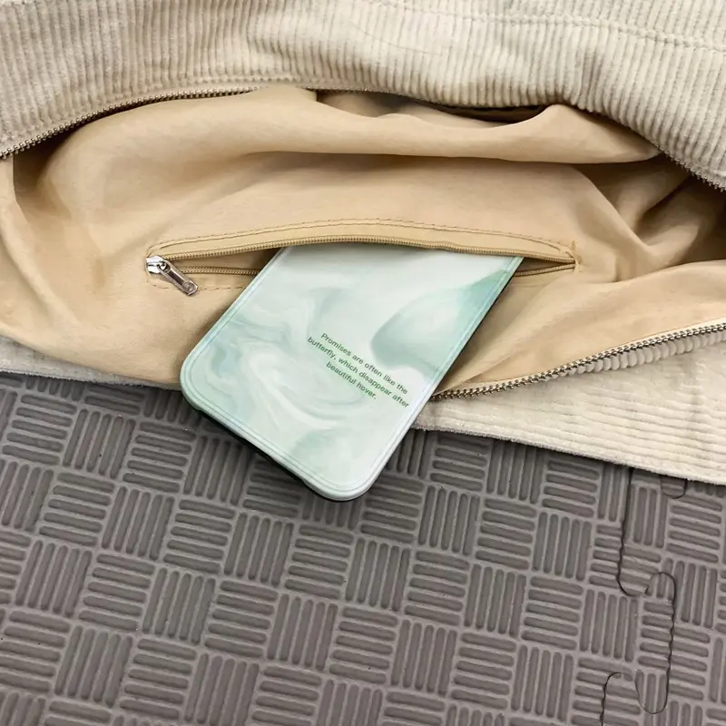 Corduroy Large Capacity Crossbody Bags for Women Vintage Hobos Shoulder Bag Ladies Solid Color Fashion Female Purses Handbags