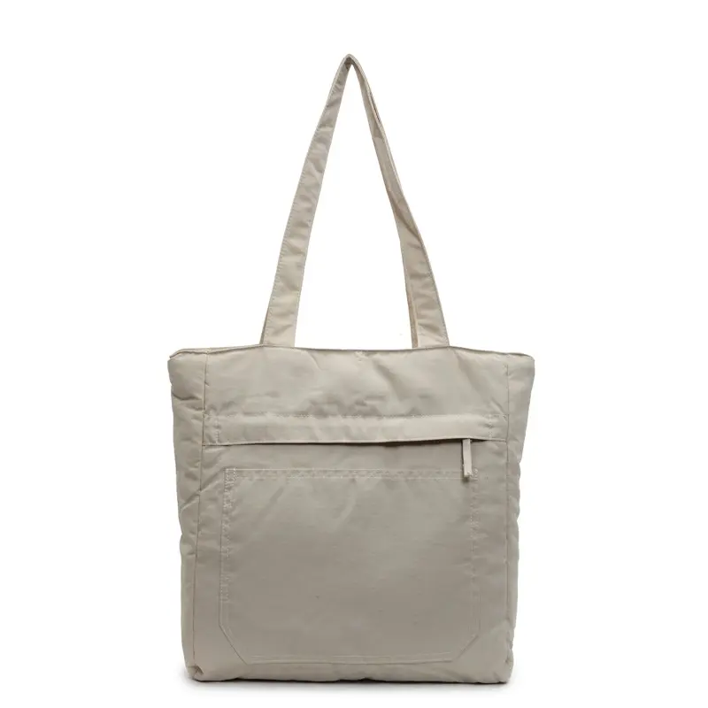 Large Capacity Shoulder Bags for Women Trendy Casual Solid Color Ladies Travel Handbags Simple College Style Female Tote Bag