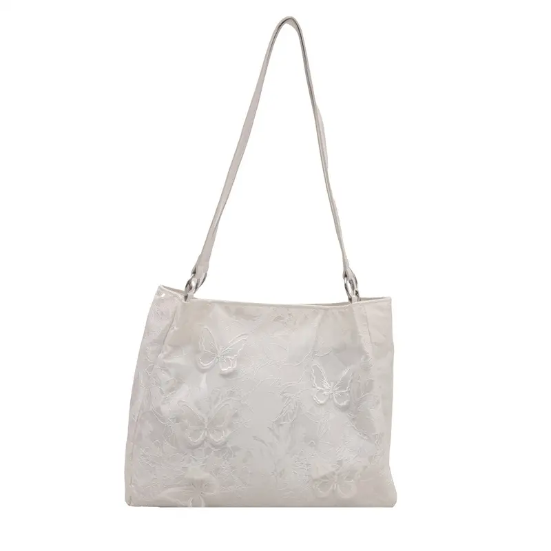 Versatile Butterfly Women Shoulder Bags Sweet Portable Female Commuter Tote Bag Simple Large Capacity Ladies Purse Handbags