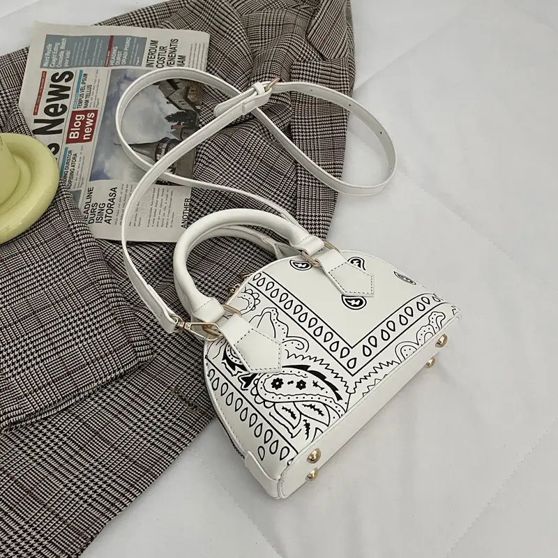 Retro Women's Top-handle Shoulder Bag Fashion Handbags Pu Leather Messenger Bags for Ladies New Female Crossbody Bags Purse