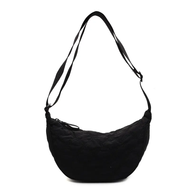 Quilted Plaid Women's Hobos Crossbody Bags Portable Ladies Travel Shoulder Bag Simple Design Female Underarm Bag Purse Handbags