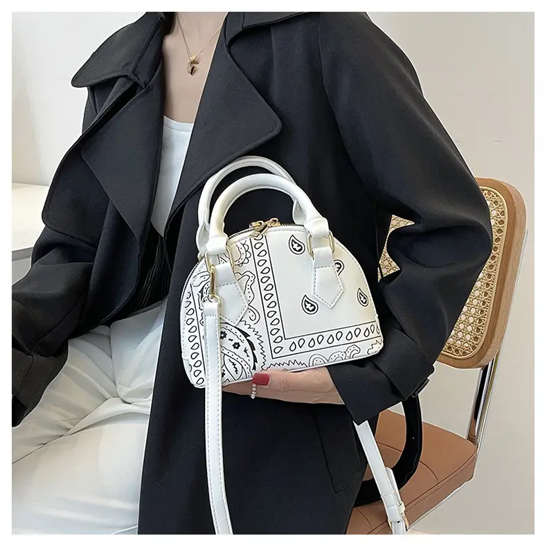 Flower Printing Ladies Shoulder Messenger Bag High Quality Female Portable Handbag Versatile Casual Women Small Crossbody Bags