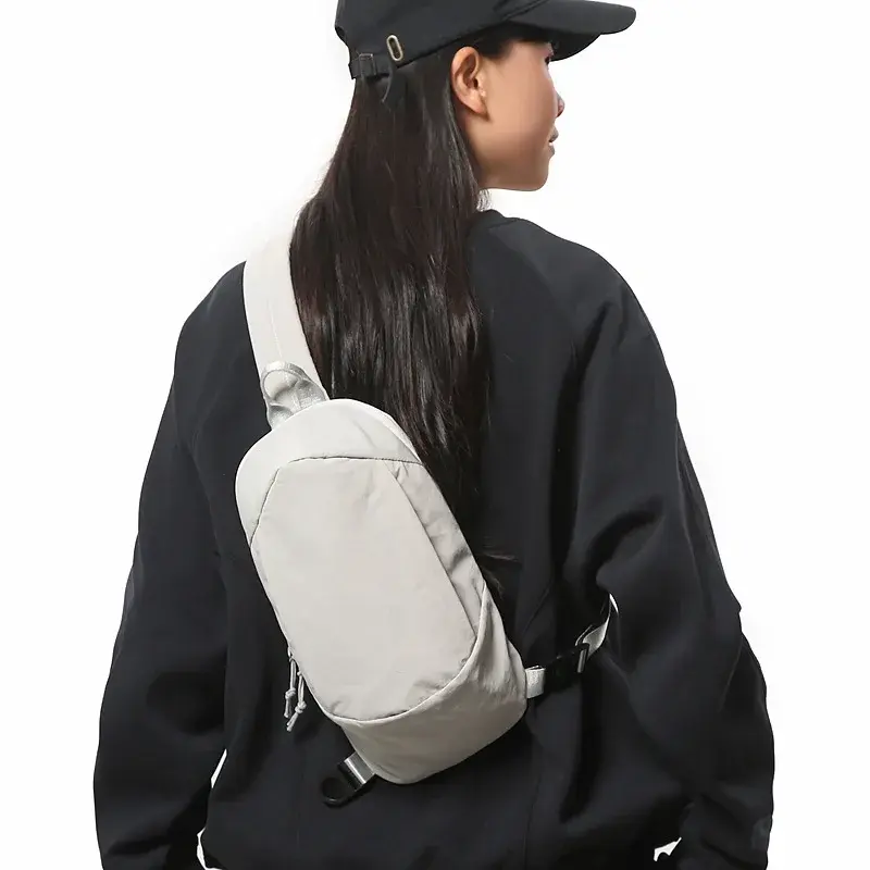 Light Multi-pocket Men's Crossbody Chest Bag Casual Nylon Waterproof Female Handbags Outdoor Sports Portable Women Shoulder Bags
