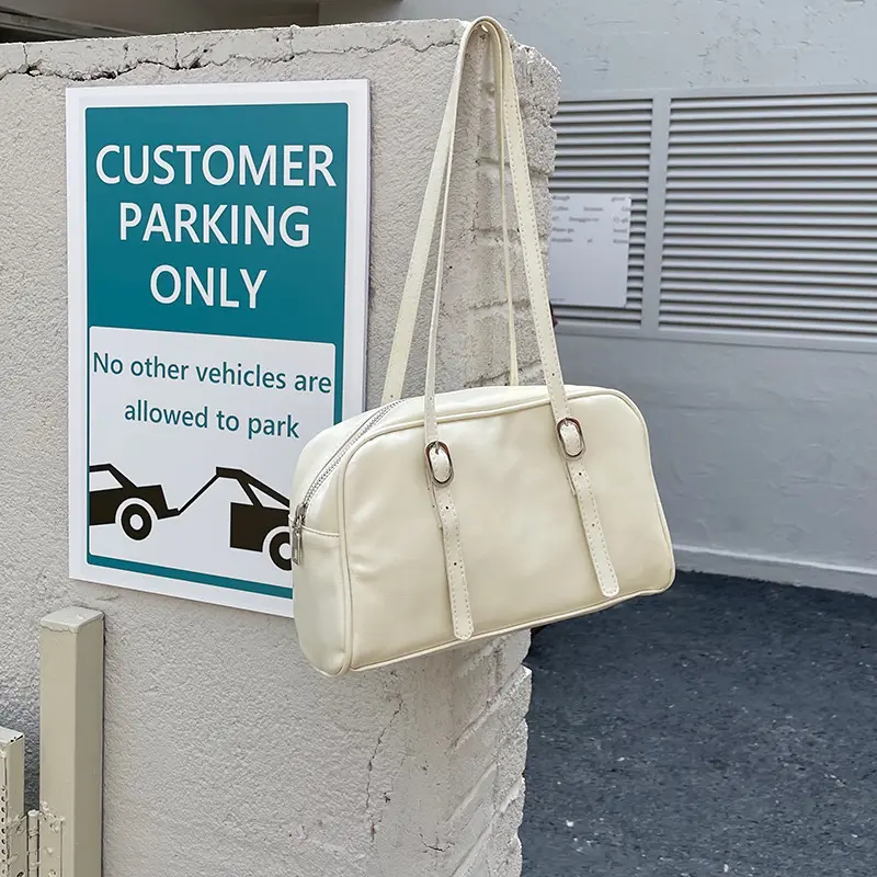 PU Leather Women Underarm Bag Handbags Large Capacity Ladies Daily Small Casual Tote Fashion Solid Color Female Shoulder Bags