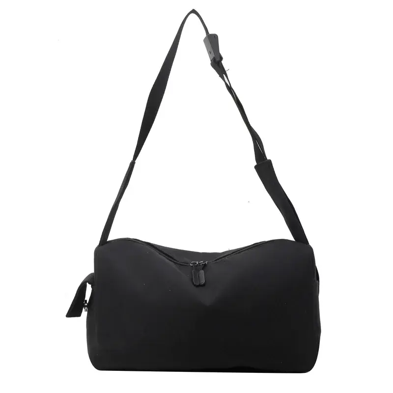 Large Capacity Women's Shoulder Bag Solid Color College Girls School  Crossbody Bags Commuter Travel Ladies Tote Purse Handbags