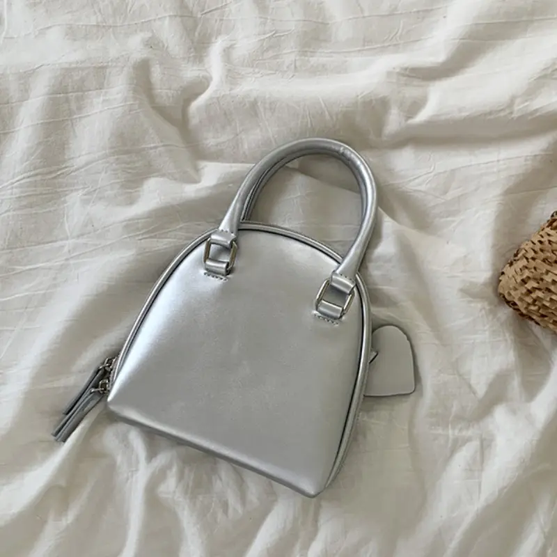 Solid Color Women's Shell Bag Handbags Simple Pu Leather Female Shoulder Bag Fashion Casual Ladies Messenger Bags Tote Purse