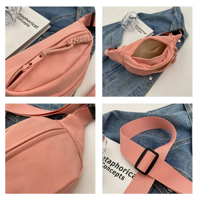 Trendy Sports Casual Women's Shoulder Bags Simple Travel Ladies Crossbody Chest Bag Portable Female Phone Waist Pack Handbagss