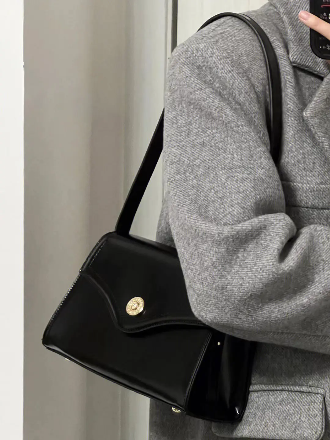 Vintage Simple Women's Small Square shoulder Bag Pu Leather Ladies Crossbody Messenger Bags Casual Female Handbags Tote Purse