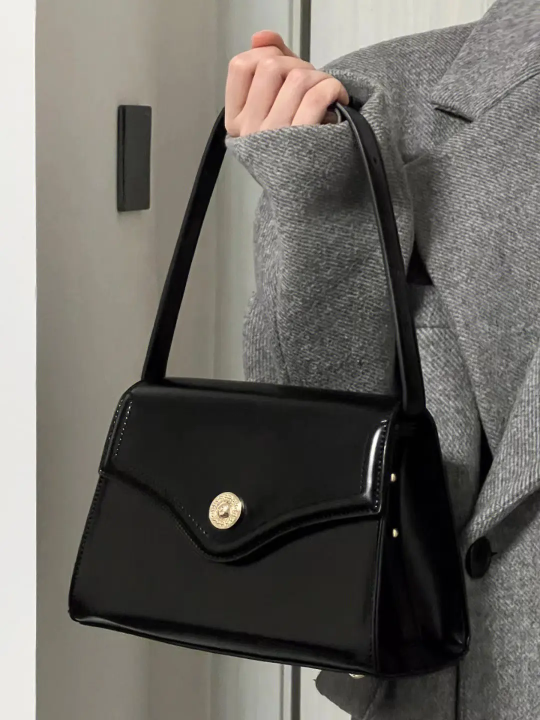 Vintage Simple Women's Small Square shoulder Bag Pu Leather Ladies Crossbody Messenger Bags Casual Female Handbags Tote Purse