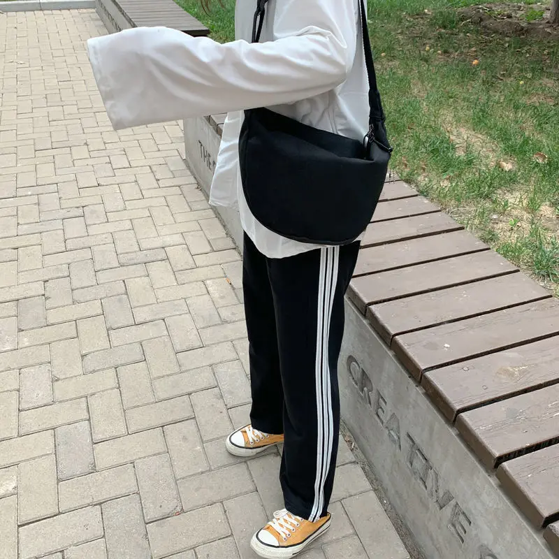 Large Capacity Ladies Casual Tote Shoulder Bags Simple Design Women Denim Hobos Handbags Fashion Student Girls Messenger Bag