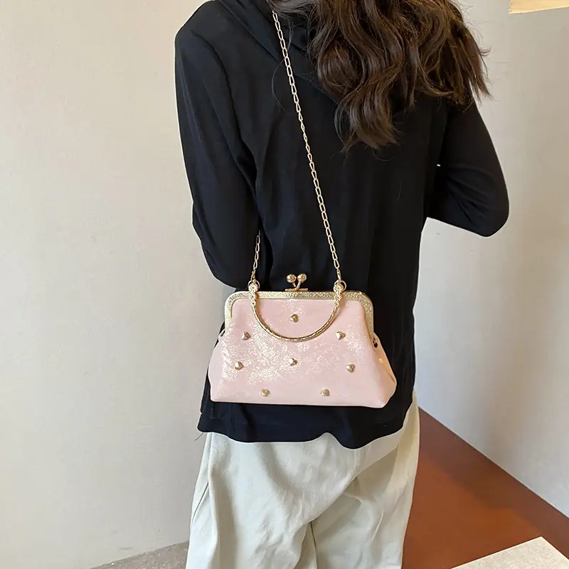 Fashion Shoulder Shell Bags for Women Casual Ladies Soft Pu Crossbody Evening Bag Clutch Elegant Female Chain Handbags Purse