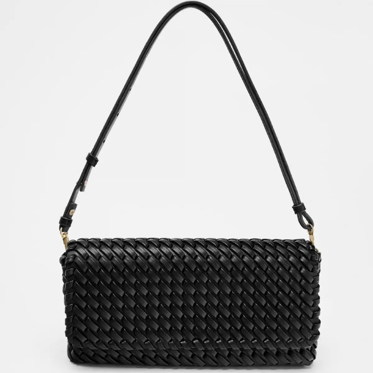 Luxury Woven Women's Bag Fashion PU Leather Shoulder Bags for Women Cover Flap Envelope Crossbody Bag Designer Bags Clutch Purse