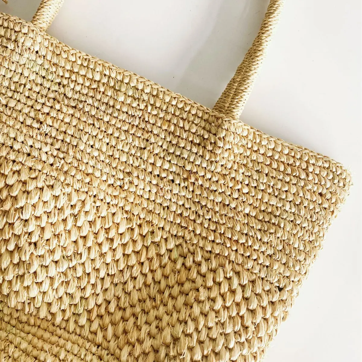 Summer Raffia Beach Bags for Women Handbag Bohemian Woven Straw Bag Vacation Bucket Bag Handmade Shoulder Bags Shopper Tote NEW