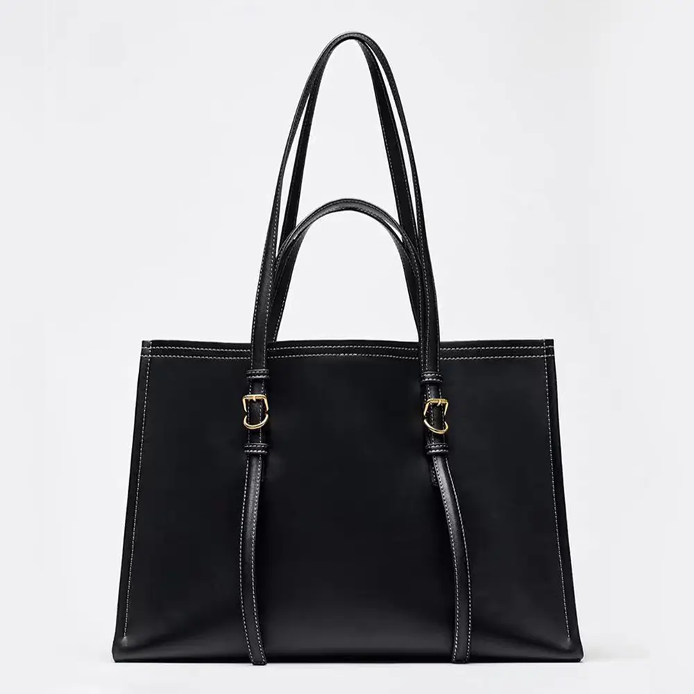 Large Capacity Tote Bags for Women Fashion Designer Shoulder Bag Soft PU Leather Women's Handbags Commuting Shopper Women Bag