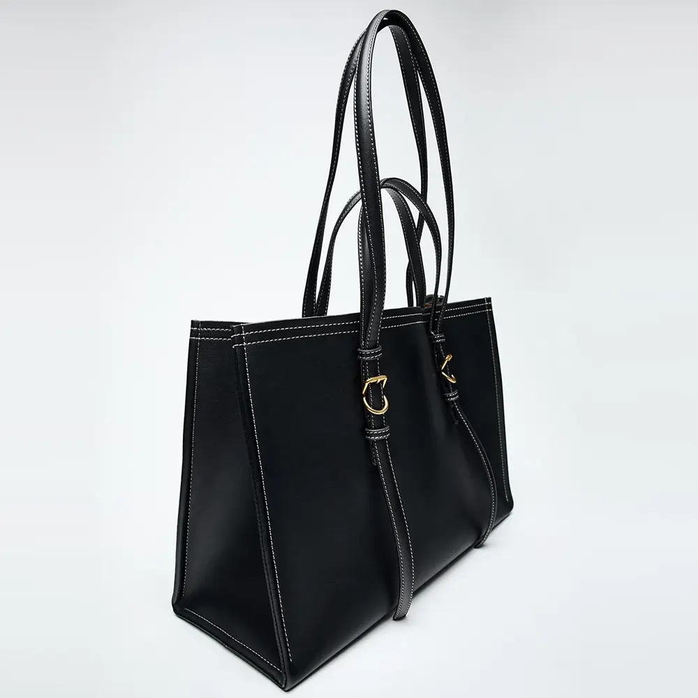 Large Capacity Tote Bags for Women Fashion Designer Shoulder Bag Soft PU Leather Women's Handbags Commuting Shopper Women Bag