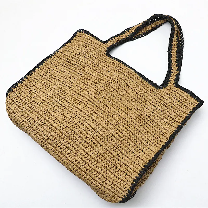 Large Capacity Straw Tote Bags for Women Designer Bags Summer Woven Shoulder Bag Vacation Travel Beach Bag Handbag Shopper Purse
