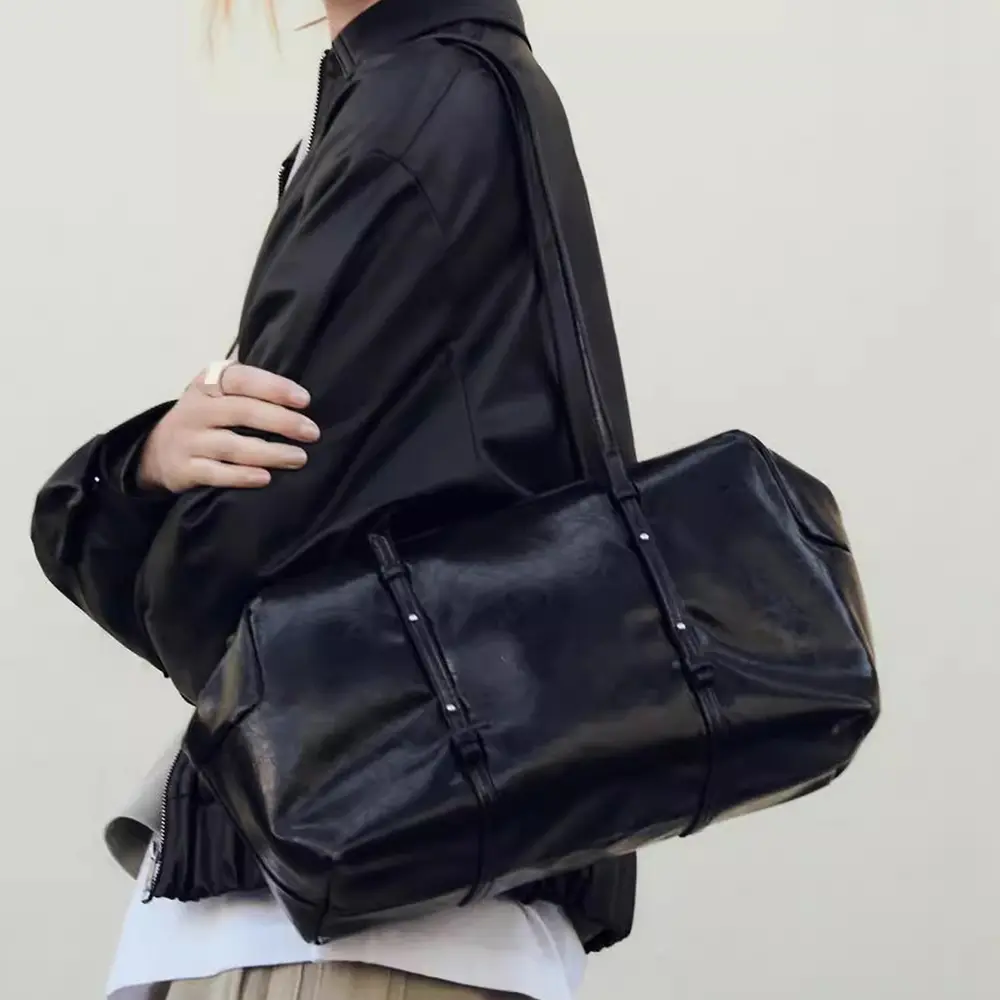 Large Capacity Women Shoulder Bag High Quality Tote Bags for Women PU Leather Handbag Designer Boston Bag Shopper Purses Clutch