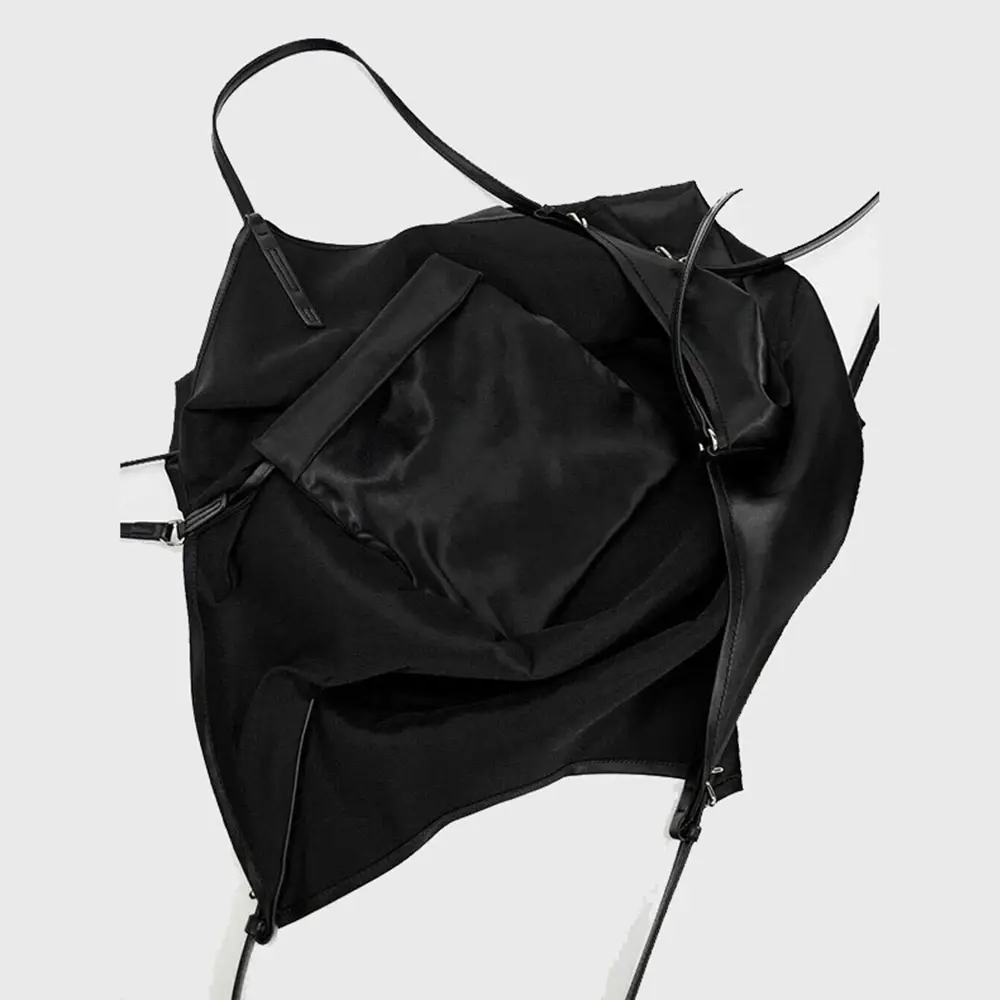 Oversize Satin Tote Bags for Women Soft Silk Shoulder Bag Luxury Designer Black Handbags Large Shopper Purses 2024 New Women Bag