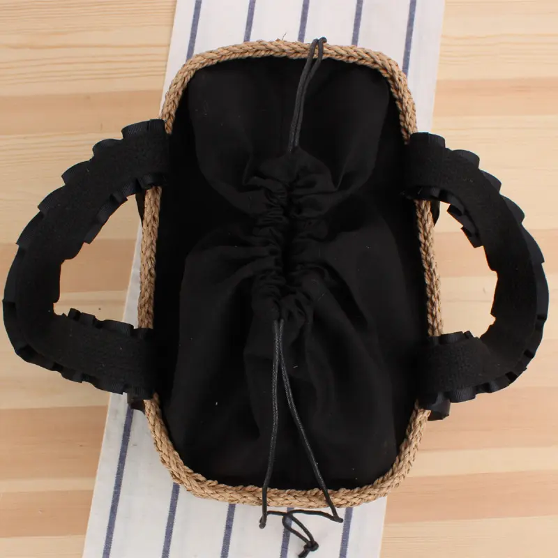 Summer Woven Straw Handbags for Women 2022 Bohemian Beach Tote Shopper Purses Boho Paper Knitting Basket Shoulder Bag Clutch New